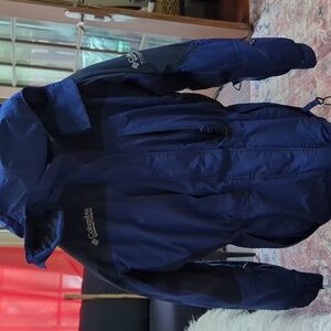 Columbia Men's Blue and Navy Heavy Duty Performance Jacket